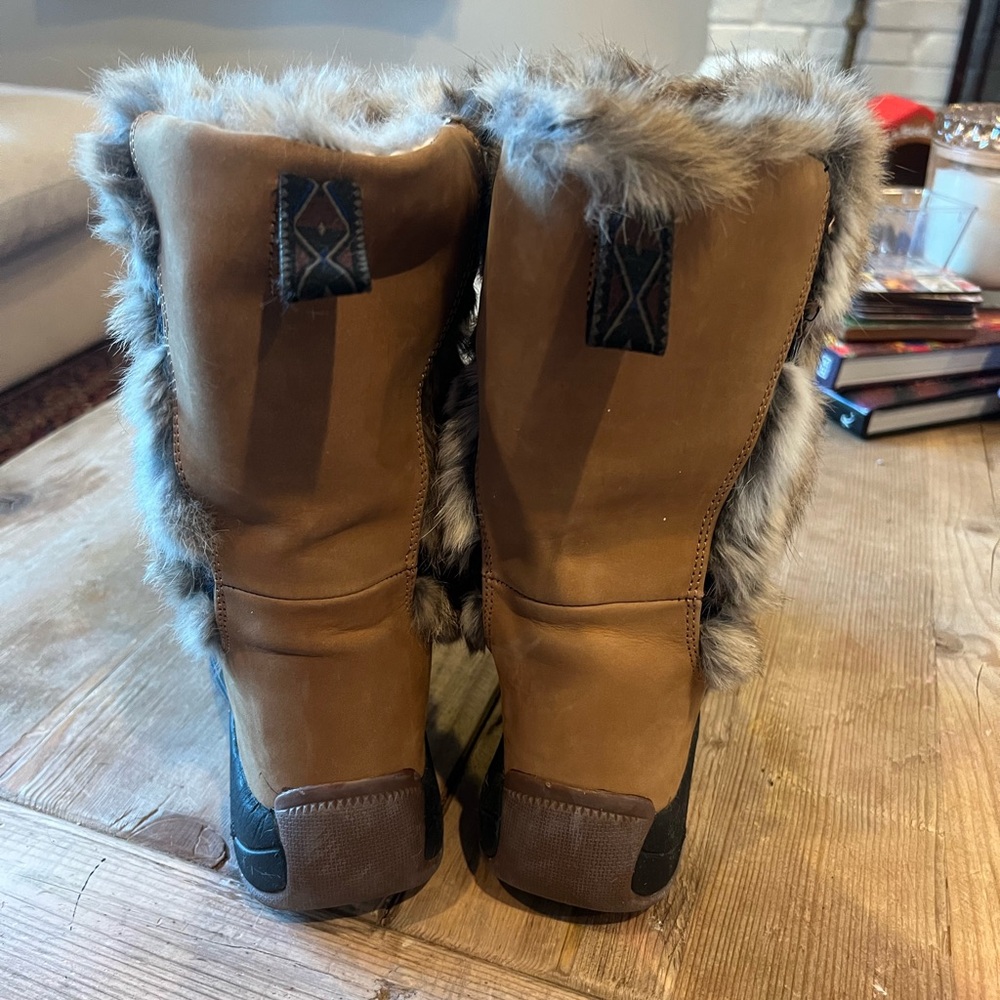 Vintage ULU primaloft Waterproof rabbit Fur Boots 200g insulation - Picture 5 of 13